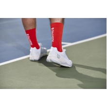 Wilson Tennissocke Crew Rush Pro fiestarot Herren - 1 Paar